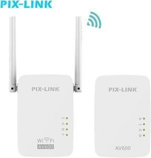 1Pair  LV-PL01 600Mbps Wireless Wifi Router Extender Kit Wi-Fi Repeater AV600 Powerline Edition Network Adapter