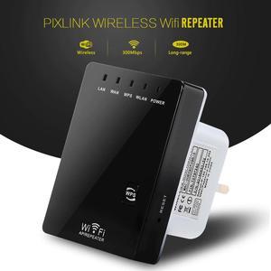 300Mbps Wifi Repeater Wireless Router Signal Range Extender Booster Dual LAN Ports 802.11n/ b/g Wi-Fi Signal Expander Amplifie