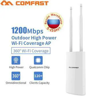1200Mbps High Power Outdoor Weatherproof AP CPE/Wifi Extender/48v Poe Access Point/Router/WISP Wi-fi Omnidirectional Antenna
