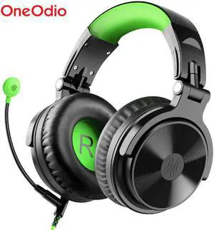 Wired Stereo Gaming Headphones Call Center Office Headset With Noise Cancelling Microphone Studio DJ Headphone Green
