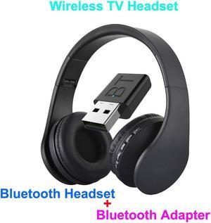 Wireless TV Headset Headphones Home Theater headset for Computer PC MP3 Music Headphone Support FM TF Function