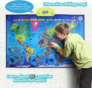 BEST LEARNING i-Poster My World Interactive Map