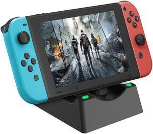 Charging Dock,Nintendo Switch Charging Stand,Compact Play Stand,Nintendo Switch Holder Dock with USB-C Charger Port
