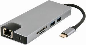INMISS Docking Station can Support HDMI / VGA / USB Hub and Charging Port at the Same Time. It is Suitable for MacBook, Chromebook, Xps13 and other Notebooks with Type-C or Thunderbolt 3 Interfac