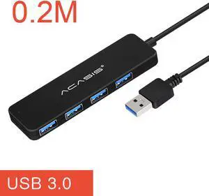 Suitable for Peripheral Devices such as USB Disk / card reader / USB mouse / hard disk. Four USB ports, second generation USB hub controller, no driver, plug and play, stable operation.