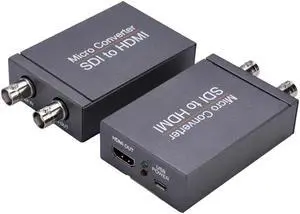 INMISS SDI To HDMI Converter HD/3G/SD-SDI To HDMI Adapter Support 1080P For HD Monitor SDI to HDMI converter with SDI loop