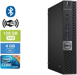 DELL 3040 MICRO Intel Core i3-6100T  3.20 GHz, 4GB, 128GB SSD, Win 10 Pro