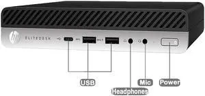 HP 800 G4 MINI Intel Core i5-8500 3.00 GHz, 8GB, 1TB HDD, Win 10 Pro