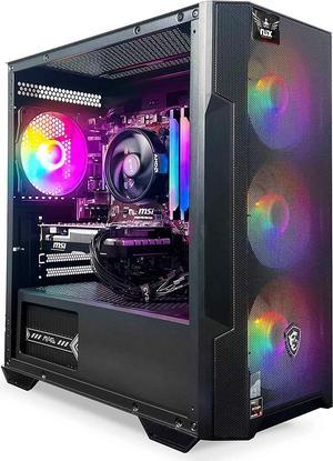 NSX Gaming PC  AMD Ryzen 5 5500 36 GHz  GTX 1650 D6 Ventus XS  512GB M2 NVME  RGB RAM 16G DDR4 3600  650W 80PLUS Bronze PSU Windows 11 Home 64bit Built in USA