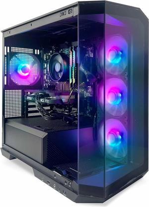 PC Nsx Gaming Desktop TitanX 4060 Series, AMD Ryzen 5 5600X 3.7 GHz, NVIDIA RTX 4060, 1TB NVME SSD, 16GB DDR4 RAM 3600, 650W 80+ PSU, Wi-Fi, Bluetooth, Windows 11 64-bit