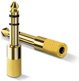 6.35mm to 3.5mm Audio Jack Adapter, ABLEWE 5 Pack 6.35 mm (1/4 Inch) Male to 3.5 mm (1/8 Inch) Female Stereo Audio Adapter for Speaker, Headphone, Guitar, Digital Piano 6.35mm to 3.5mm Audio Jack Adapter, ABLEWE 5 Pack 6.35 mm (1/4 Inch) Male to 3.5 mm (1/8 Inch) Female Stereo Audio Adapter for Speaker, Headphone, Guitar, Digital Piano