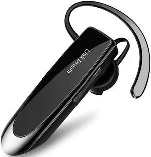 Bluetooth Earpiece Wireless Bluetooth Headset Handsfree 1440 Hours Standby Time with Noise Cancelling in-Ear Earbuds for Business/Office/Driving, Compatible iPhone/Android/Samsung Cellphone(Black)