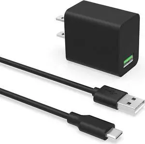 18W Type C Quick Charger Fit for  Galaxy Tab S7 Tab S7+ Plus Tab S7 FE Tab S6 Tab S6 Lite Tab A Galaxy Z Flip 5G SM-T870/T878/T970/T978 SM-F707 SM-P610 USB C Tablet Adapter Charger