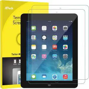 JETech Screen Protector for iPad 2 3 4 (Oldest Models), Tempered Glass Film, 2-Pack
