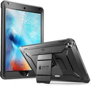 SUPCASE for iPad 9.7 Inch Case 6th/5th Generation (Unicorn Beetle Pro), [Built-in Screen Protector & Stand] Heavy Duty Full Body Shockproof Rugged Protective Case for iPad 9.7" 2018/2017, Black