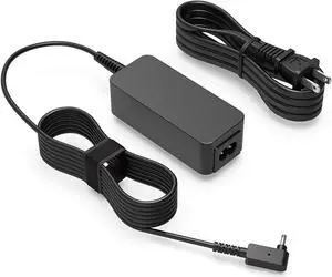 45W AC Charger Fit for Acer Travelmate B3 TMB311-31-C343 B311-32 TMB311-31-C3KH TMB311-31-C7D6 TMB311-31-P1L1 TMB311R-32-C31R TMB311RN-32-C6ZX Spin B311RN-32 Laptop Adapter Power Supply Cord