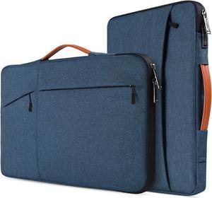 17.3 inch Laptop Briefcase Bag for HP Pavilion 17 Inch Laptop HP Envy 17 HP PROBOOK 17 Dell G7 17.3 Dell Inspiron 17 ASUS VivoBook 17 Acer Aspire 17.3 Laptop Sleeve Case Navy Blue