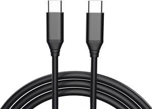 15ft CBUS 100W USB-C Laptop Charger Cable Compatible with MacBook Pro/Air, iPad Pro/Air, Dell XPS 13/15/17, LG Gram, ASUS Zenbook, Micrsoft Surface Go, HP Spectre/Pavilion Galaxy Tab S8/S7 (Black)