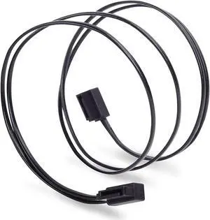 SilverStone Technology SST-CP11B-500 Ultra Thin 6Gb/s Lateral 90-Degree SATA Cables with Custom Low-Profile Connectors (CP11B-500),CP11B-500 - Black 500mm SilverStone Technology SST-CP11B-500 Ultra Thin 6Gb/s Lateral 90-Degree SATA Cables with Custom Low-Profile Connectors (CP11B-500),CP11B-500 - Black 500mm