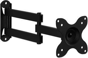 Mount-It! Small TV Monitor Wall Mount Arm | VESA Wall Mount Bracket | Fits 19 20 21 22 23 24 25 26 27 Inch Display Screens | 75 100 VESA and RV Compatible | Tilts and Swivels | Holds up to 40 Pounds
