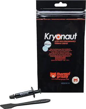 Kryonaut The High Performance Thermal Paste for Cooling All Processors Graphics Cards and Heat Sinks in Computers and Consoles (1 Gram)
