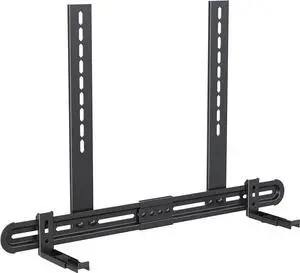 USX MOUNT Universal Soundbar Mount Sound Bar Mounting Bracket to TV, Soundbar Wall Mount Fits 3 Options with Hole/Without