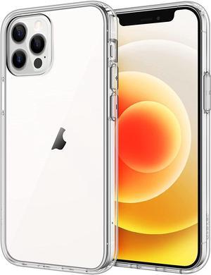 Case for iPhone 12/12 Pro 6.1-Inch, Non-Yellowing Shockproof Phone Bumper Cover, Anti-Scratch Clear Back (HD Clear)