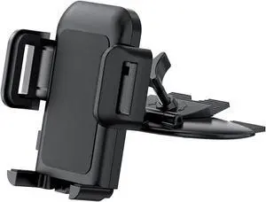 Cell Phone Holder for Car CD Slot Car Phone Mount One Button Release Easy Installation CD Player Car Phone Holder Mount Compatible with iPhone14 13 12 11 Pro XR XS MAX Galaxy S20 S20+ S10 S9 S8