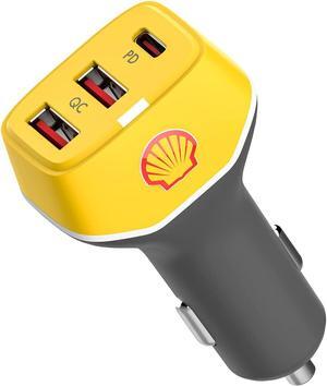 Car Charger USB C 63W 3 Port iPhone Car Charger Fast Charging 45W PD USB C for iPhone 13 /Pro/Max/Mini iPad Pro/Air/Mini MacBook Air/Pro Google Pixel Tablets GPS.