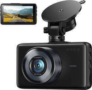 Dash Cam for Cars, 1080P Full HD Dash Camera, Dashcam with Night Vision, Car Camera with 3-inch LCD Display, Parking Mode, G-Sensor, Loop Recording, WDR