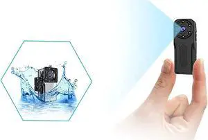 Waterproof Spy Camera - Hidden Cameras,  1080P Full HD Small Portable Mini Security Camera Wireless Spy Cam with Motion Detection and Night Vision, Micro Video Camera Outdoor/Indoor