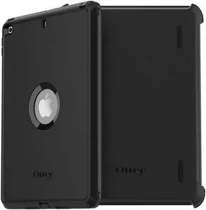 Defender Series Case for iPad 7th 8th & 9th Gen (10.2 Display - 2019 2020 & 2021 Version) - Non-Retail/Ships in Polybag - Black Rugged Durable Multi-Layer Protection
