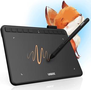 UGEE Graphics Drawing Tablet, M708 V2 10x6 Inch Ultra Thin Large Graphics  Drawing Tablets Art Pad with 8 Hot Keys 8192 Level Battery-Free Stylus for