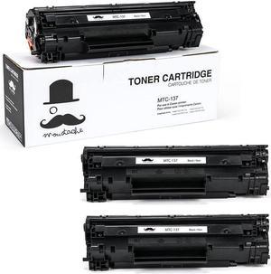 3 Pack Moustache Compatible Canon 137 (9435B001AA) Black BK Toner Cartridge for Canon ImageClass D570 LBP151dw MF212w MF216n MF217w MF227dw MF229dw MF232w MF236N MF244dw MF247dw MF249DW