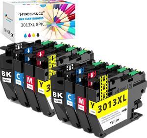 Compatible LC3013 XL Ink Cartridges Replacement for Brother LC-3013 LC 3013 XL Ink Work with Brother MFC-J491DW MFC-J497DW MFC-J690DW MFC-J895DW Printer (2 Black, 2 Cyan, 2 Magenta, 2 Yellow)