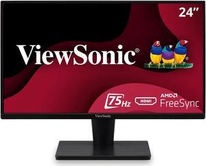 ViewSonic VS2447M 24 Inch 1080p Monitor with 75Hz, AMD FreeSync, Thin Bezels, Eye Care, HDMI, VGA Inputs for Gaming and Home Office