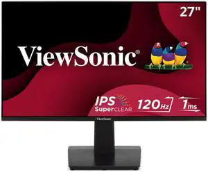 ViewSonic VA2748-MH 27 Inch Full HD 1080p IPS Monitor with 120Hz, Variable Refresh Rate, Eye Care, HDMI, and VGA Inputs for Home and Office