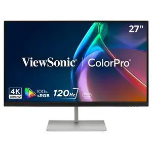 ViewSonic VP2766-4K 27 Inch 4K UHD ColorPro Monitor, IPS Display with 90W USB-C, 100% sRGB Pantone Validated, and 120Hz for Creative Work, Graphic Design, and Video Editing ViewSonic VP2766-4K 27 Inch 4K UHD ColorPro Monitor, IPS Display with 90W USB-C, 100% sRGB Pantone Validated, and 120Hz for Creative Work, Graphic Design, and Video Editing
