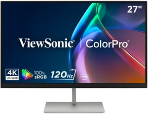 ViewSonic VP2766-4K 27 Inch 4K UHD ColorPro Monitor, IPS Display with 90W USB-C, 100% sRGB Pantone Validated, and 120Hz for Creative Work, Graphic Design, and Video Editing ViewSonic VP2766-4K 27 Inch 4K UHD ColorPro Monitor, IPS Display with 90W USB-C, 100% sRGB Pantone Validated, and 120Hz for Creative Work, Graphic Design, and Video Editing