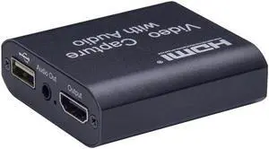Video Capture Card Video  Capture Card  to USB Video Capture + Audio fr PC Laptop HD Camera PS4 Game Live Streaming
