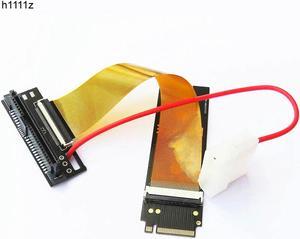 U.2 Interface U.2 to M.2 NVMe NGFF Key M key-M M2 Adapter Riser Card Converter FPC Extender Cable For 2.5" NVMe U.2 SFF-8639 SSD