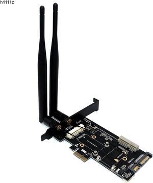 PCI-E WiFi Adapter Mini PCI-E to PCI-E Network Card mSATA SSD to SATA 2.5 Adapter with SIM Card Slot for 3G/4G/LTE Wi Fi Adapter