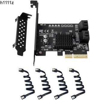 Express Raid Card 4Port SATA 3.0 Add On Card Marvell 88SE9230 Chip E SATA Raid Controller -E to SATA HDD SSD Raid Card