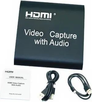 Video Capture Card 4K 1080P HDMI To USB 2.0 Capture Audio Out MicINPUT Game Recording Box PC Live Streaming Broadcast Device