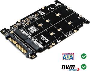 m.2 nvme ssd Key M Key B SSD to U.2 SFF 8639 Adapter,m2 m key adapter,m.2 nvme to sata (Non SATA Interface)