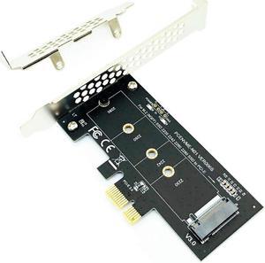 NVME Adapter PCI-E 3.0 x1 to M.2 NVMe M Key Slot Converter with Low Profile Bracket for Samsung PM961 960EVO SM961 PM951 M2 SSD