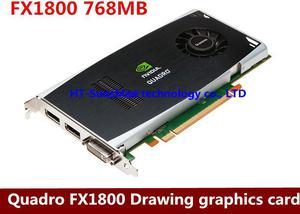 Original professional  graphics card graphics workstation Quadro FX1800 768M Professional video card