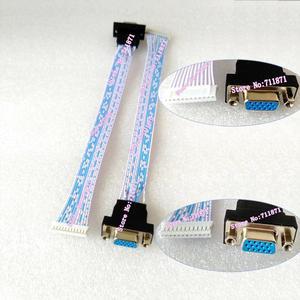 12P to 15P VGA Female D-Sub  Adapter Connector 12Pin 15Pin D-Sub VGA connector Adapter 12Pin 15 hole VGA HDB15 D-sub cable Line