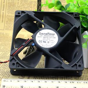 For Delta Sensflow 12025 double ball cooling fan 12V 0.44A WFC1212B 12cm 2 lines