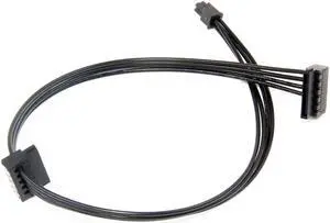 Small 5mm 4Pin to 2-PORT 15Pin SATA HDD SSD Hard drive Power Cable for Lenovo M410 M415 B415 510SA Computer Mainboard